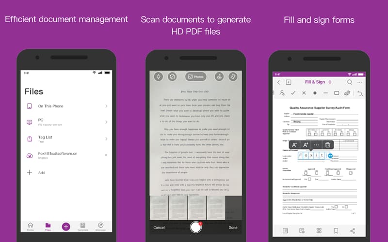 Foxit pdf editor preview