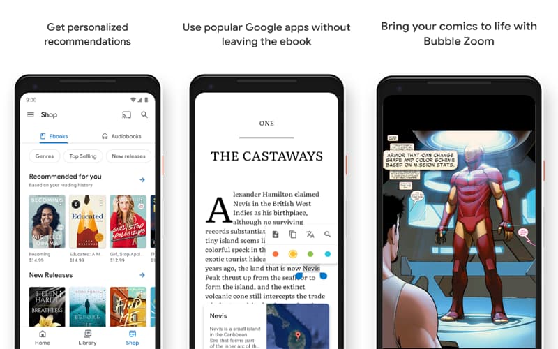 Google play books preview
