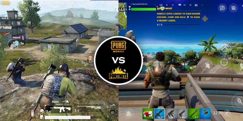 Pubg vs fortnite graphics