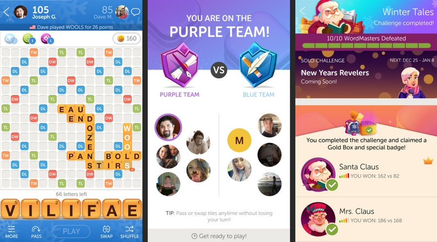 Words with friends gameplay