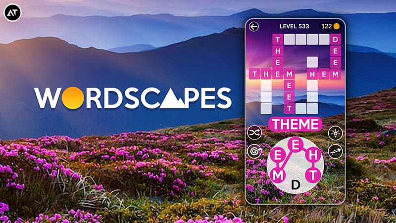 Wordscapes gameplay