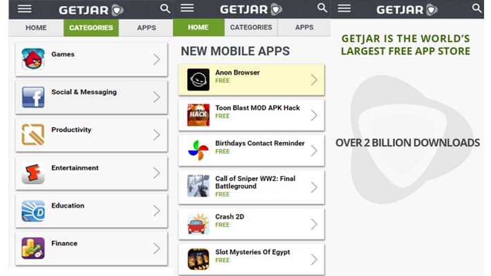 Getjar preview
