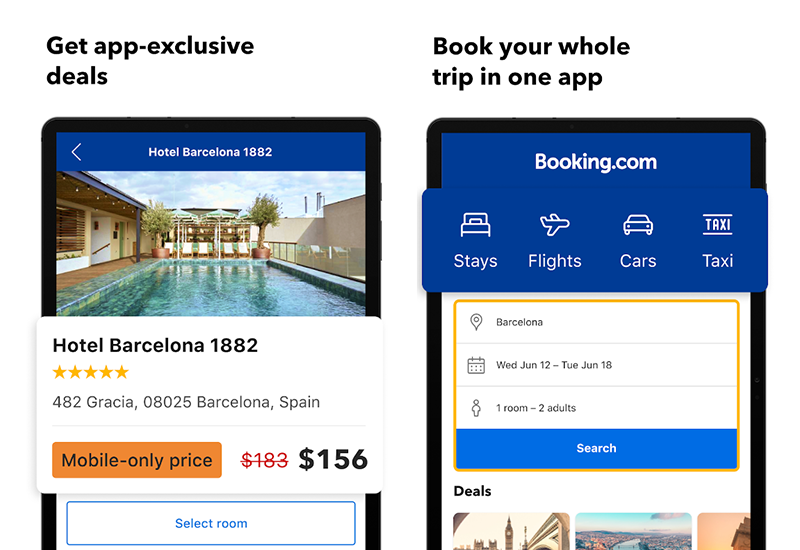 Booking app tipps