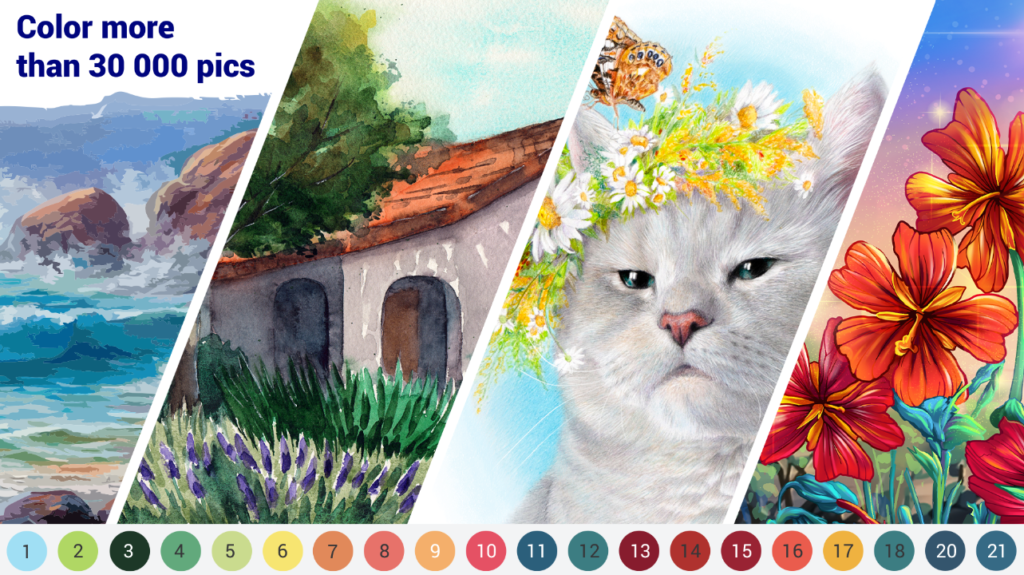 Happy color coloring book app tipps