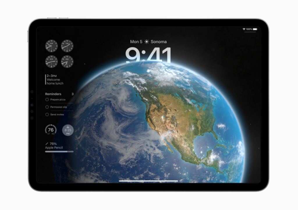 Customise lock screen with widgets