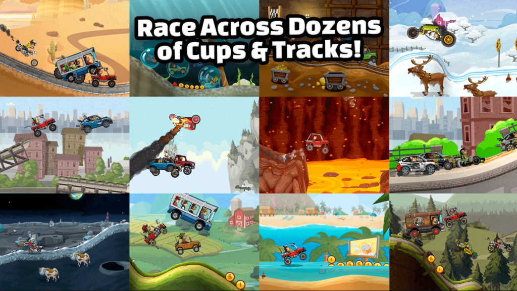 Hill climb racing 2 game modes app tipps