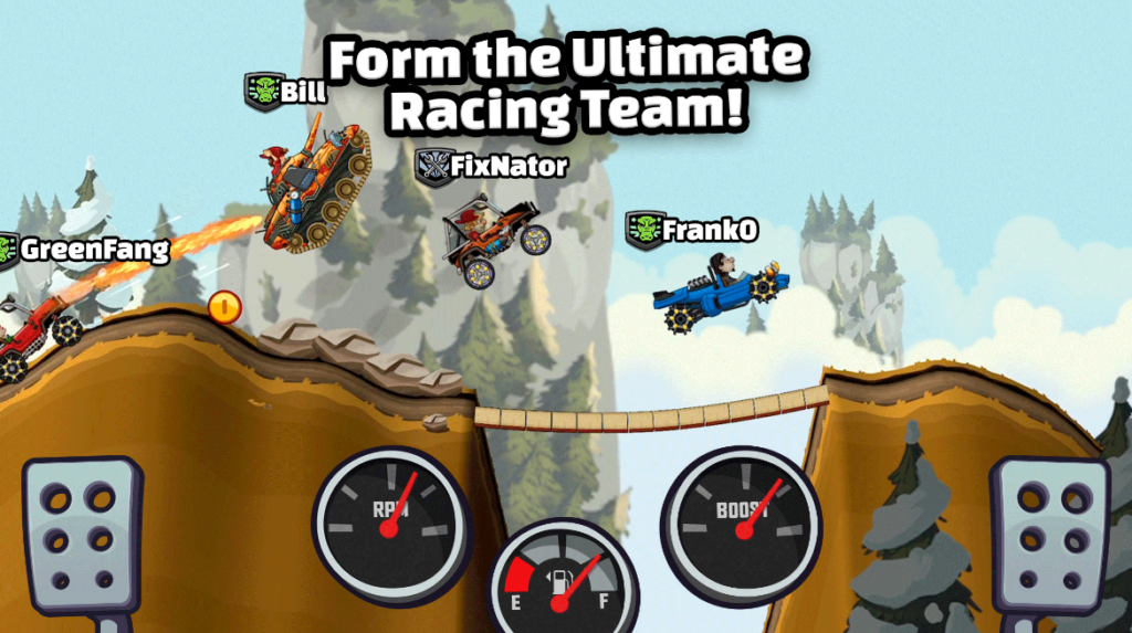 Hill climb racing 2 join a team app tipps