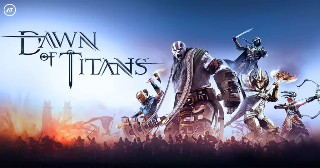 Dawn of Titans game poster.