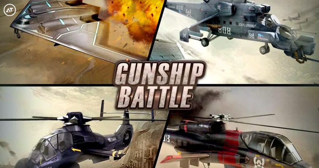 Gunship Battle: Helicopter 3D app logo.