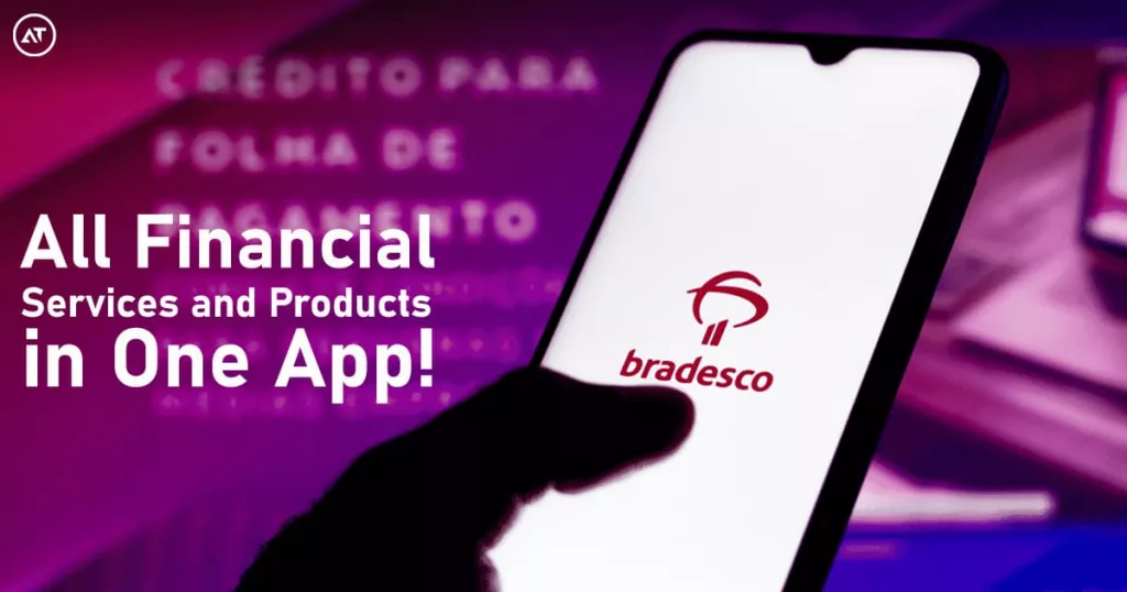 Bradesco logo.