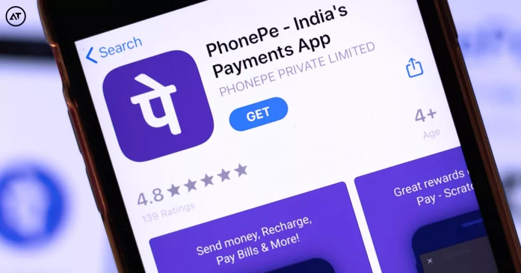 PhonePe logo.