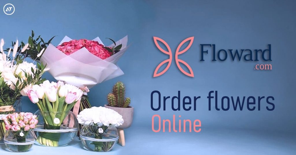 Floward Online Flowers logo.