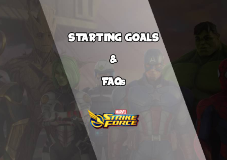 marvel Starting Goals banner