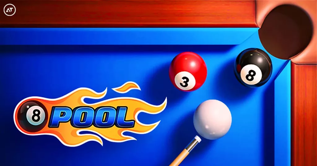 8 ball pool game cover.