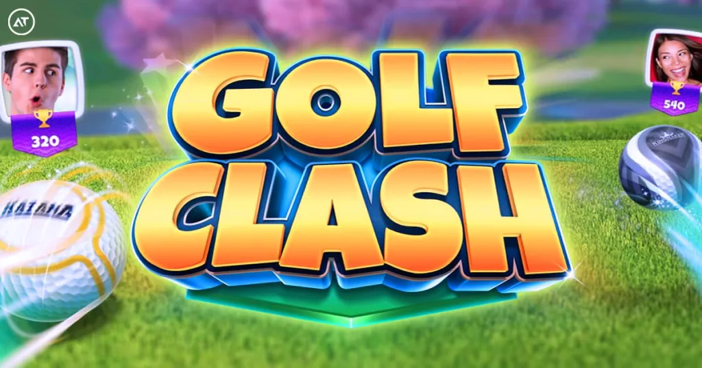 Golf Clash game poster.