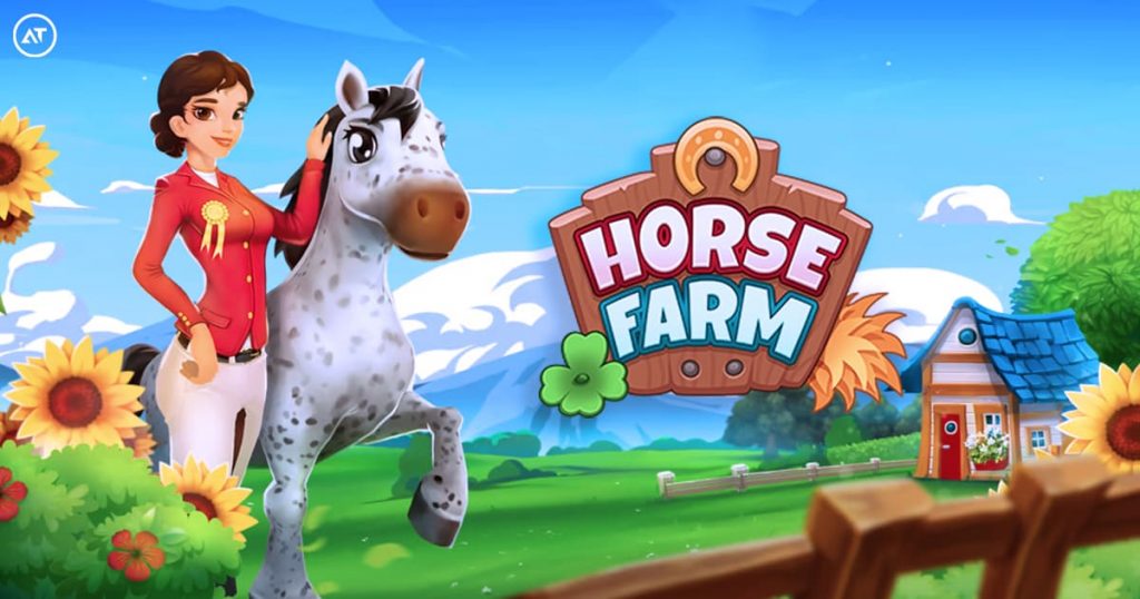 Horse Farm mobile game cover.