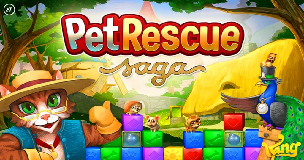 Pet Rescue Saga game cover.