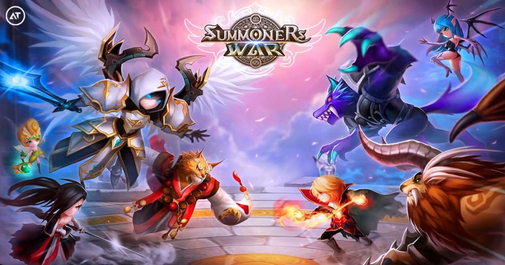 Summoners War game poster.