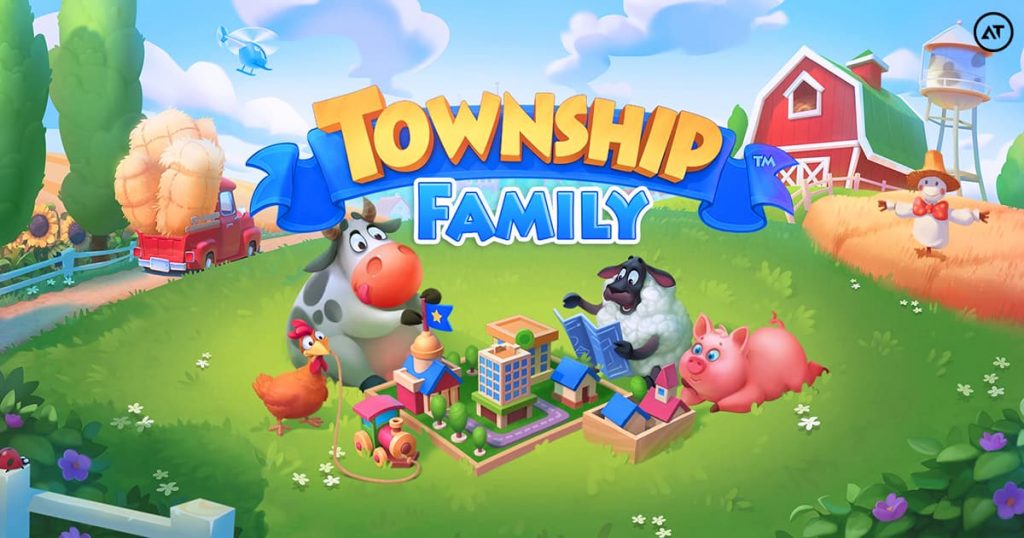 Township Family mobile game poster.