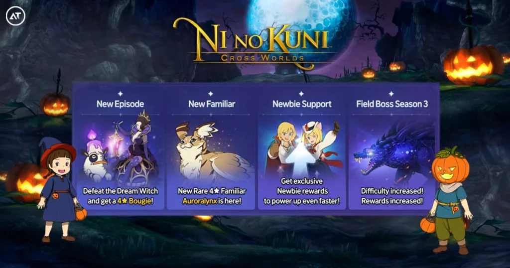 New features for Halloween in Ni no Kuni: Cross Worlds.