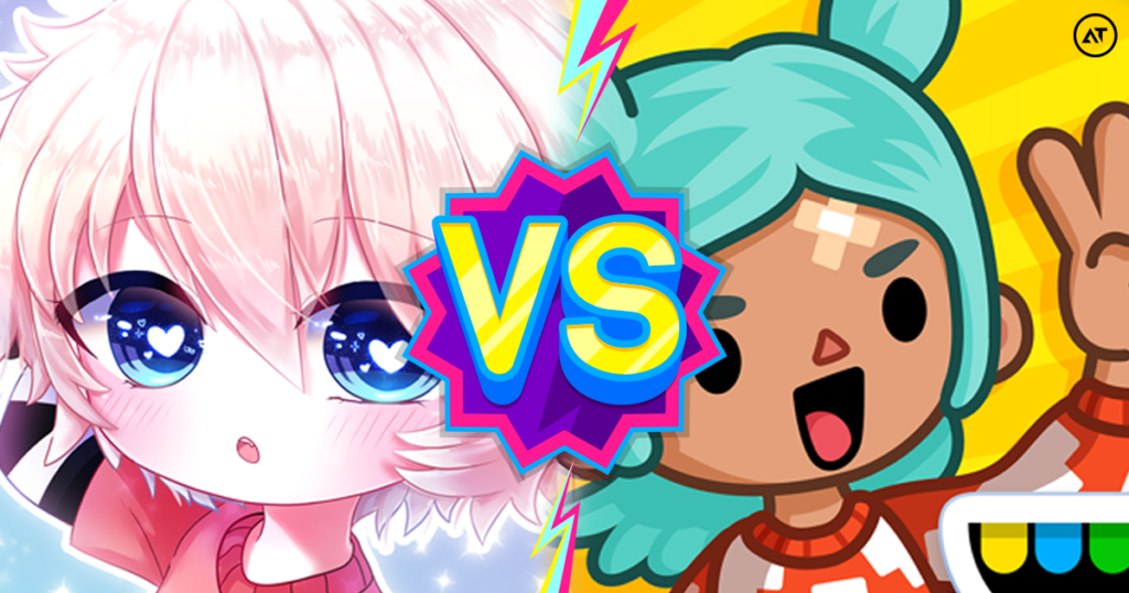 Comparison of Gacha Life VS Toca Boca! ! 😍✨ Toca Sunny Story