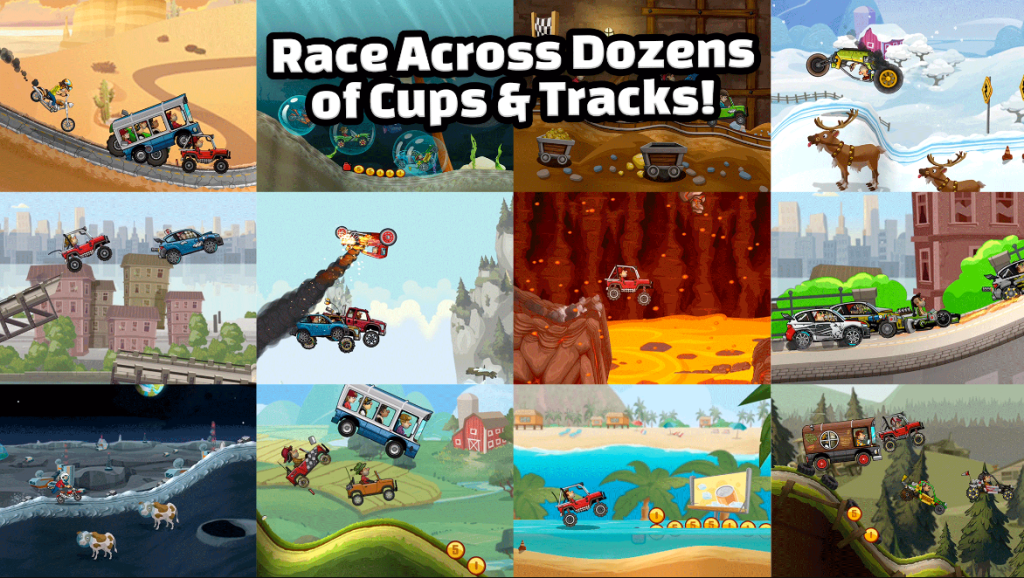 Hill Climb Racing 2 Review: Balance Your Vehicles on Different Terrains